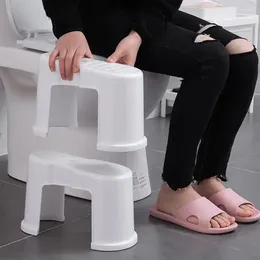 Badmatten A777ZXW Toilet Opstapje Badkamer Plastic Kak Verbindbare Voet Voetsteun Potje Hurken Kinderladder Benodigdheden Smal