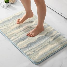 Tapetes de banho antiderrapante tapete de banheiro - engrossar espuma de memória tapete tapete de veludo para casa sala de estar