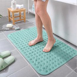 Alfombrillas de baño antideslizantes para baños, ducha ecológica para el hogar, baño, ventosa anticaída, pies de masaje