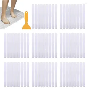 Tapis de bain Bandes de douche antidérapantes Autocollants de baignoire à poignée adhésive antidérapante Escaliers de sol de salle de bain Sécurité pour