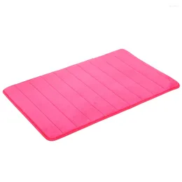 Tapis de bain lavables pour porte de salle de bain, corail, lit simple, sol à mémoire de forme, intérieur