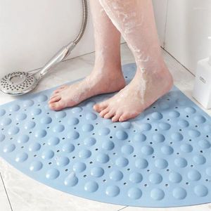 Tapis de bain Paillassons de salle de bain Secteur Ventouse Tapis de sol en PVC El et maison Massage antidérapant Pied Tapis de style moderne Tapis lavable à la main