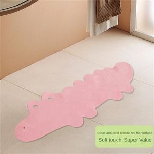 Tapis de bain tapis de salle de bain coloré facile à nettoyer pratique amusant sûr épais douche enfants avec ventouses pratique doux