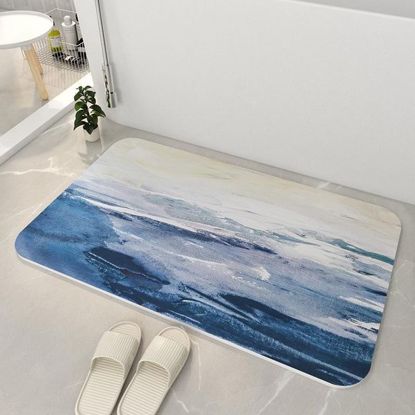 Tapis de bain tapis de salle de bain tapis Super absorbant l'eau paillasson d'entrée tapis de sol pour salon produits de décoration intérieure