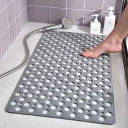 Tapis de bain tapis antidérapant de salle de bain avec ventouse conception de trou rond anneau de Massage vidange rapide adapté à la salle de douche el 231019