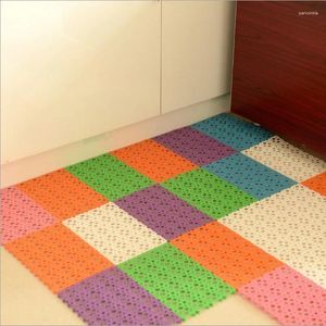 Badmatten snoepkleur plastic mat eenvoudige badkamer massage deken doucheruimte rubber creatief mozaïek