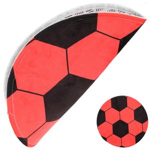 Tapis de bain rond de Football, pour chaise d'ordinateur, bureau, chambre à coucher, salon, zone de Football