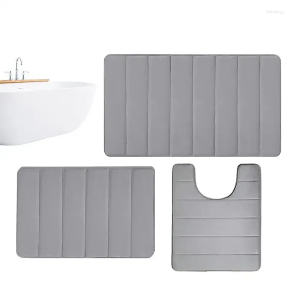 Tapis de bain tapis de confort pour debout épais Absorption d'eau tapis de toilette ensembles Restaurants gymnases Salons de coiffure salles de bains