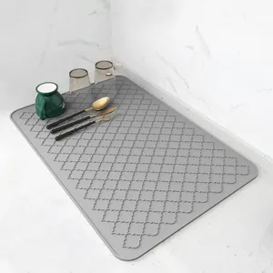 Badmatten Gerecht droog voor keuken Teller-Silicone Mat-Kitchen Pad Heat Resistant Gadgets