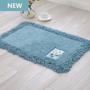 Tapis de bain ensemble de tapis de salle de bain Durable tapis de baignoire de luxe grande taille tapis de porte antidérapant tapis de sol 60X90CM 45X120CM