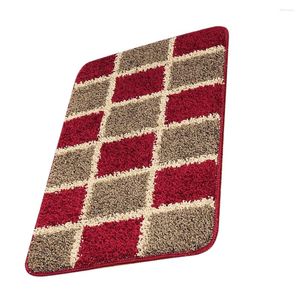 Tapis de bain antidérapant, tapis de sol d'entrée, pour salle de bain, maison, lavable, pour baignoire, chambre à coucher, esthétique