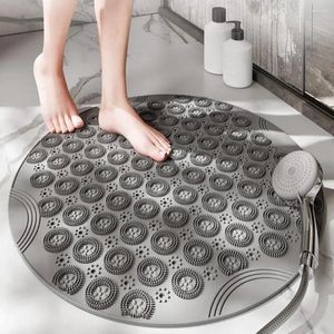 Mattes de bain Excellents pieds massage padgotage sanitaire sans glissement de glissement confortable tactile baignoire du pied de bain large application