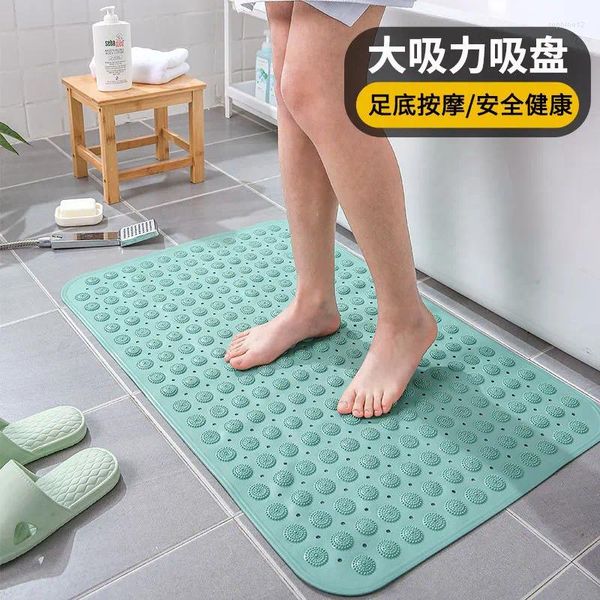 Mattes de bain Explosif PVC Salle de bain Anti-slip tapis anti-chair El Massage Floor épaissis anti-millewwe