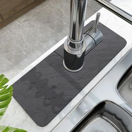 Badmatten kraan absorberende mat badkamer wastafel snel droge wassende keuken werkbladen waterdicht en meeldauwbestendig