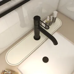 Badmatten kraan afvoermat snel drogen meeldauwbestendige waterdichte badkamer wastafel aanrecht absorberend