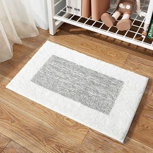 Tapis de bain sol pour salle de bain tapis d'intérieur antidérapant couverture lavable en Machine tapis en peluche douche