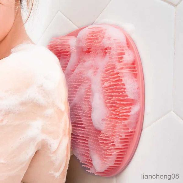 Baignoire du pied arrière Brosse de douche de carrosserie en silicone réutilisable Brousse de pied de lavage à pied Tat multifonction MAUT MAUT MAT