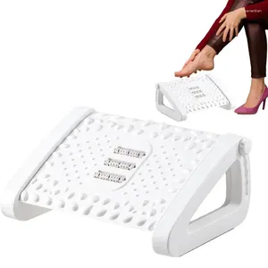 Mattes de bain Repos pour le pied pour la table de bureau Réglable 6 hauteurs tabourets de bureau chaise de bureau conception ergonomique