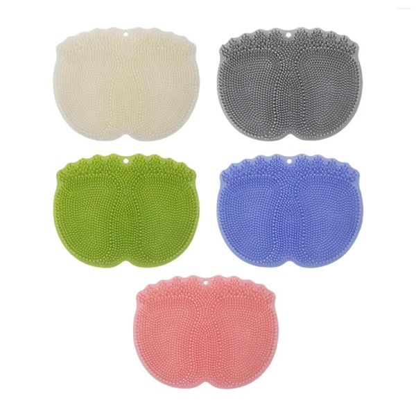 Tapis de bain épurateur de pieds exfoliant le tapis apaise la fatigue nettoie les ventouses personnelles pour la douche femmes hommes