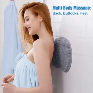 Badmatten voet wasborstel siliconen massagemassagekussen mat douche badkamer niet-slip anti-slip voor wassen