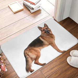 Tapis de bain Tapis de berger allemand chien imperméable toilette cuisine salle de douche anti-dérapant pied personnalisé bricolage salle de bain