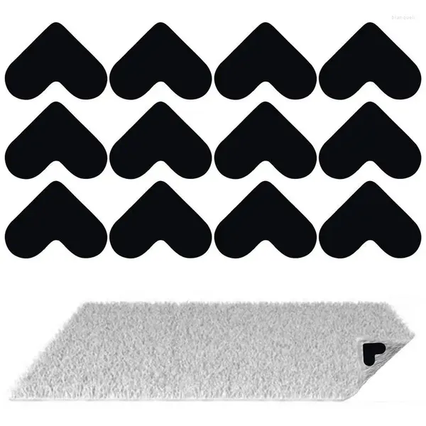 Tapis de bain Tapis de tapis antidérapant en forme de coeur Grip de tapis lavable ruban de tapis à double face étoiles Stickers fixes pour la maison et El