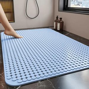 Tapis de douche de salle de bain Tapis de douche molle molle Anti-Skid Foot El Dense Holes de drainage Rubber Pad Supplies Bathroom Supplies 2024 Porte