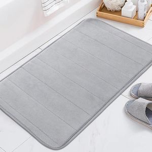 BADMATS IMUCCI 1PCS BADBAY Anti-slip Voet Mat Grijze douche Absorberende vloer Hoogwaardige woningaccessoires