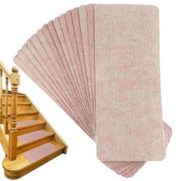 Tapis de bain tapis d'intérieur marches d'escalier Peel Stick coureur escalier tampons auto-adhésifs tapis