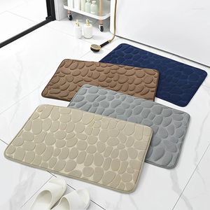 Mattes de bain Ins non glissade Mat à mémoire de tapis à mémoire de mat