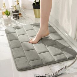 Chaptes de bain Inyahome Home Bathroom tapis sans glissement Carpets absorbants pour toilettes pour toile de planche