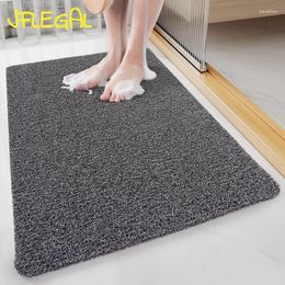 Alfombras de baño JFLEGAL Baño antideslizante Mat PVC Anillo de seda Ducha Inodoro Alfombra Hogar Alfombra impermeable Tapis Salle de Bain