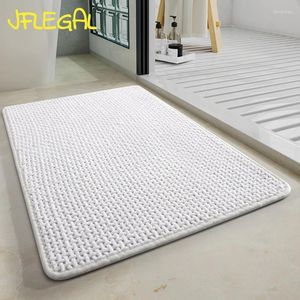 Tapis de bain JFLEGAL tapis de salle de bain à absorption rapide | Paillasson d'entrée antidérapant, tapis doux à séchage rapide, pied de toilette solide, décoration de la maison