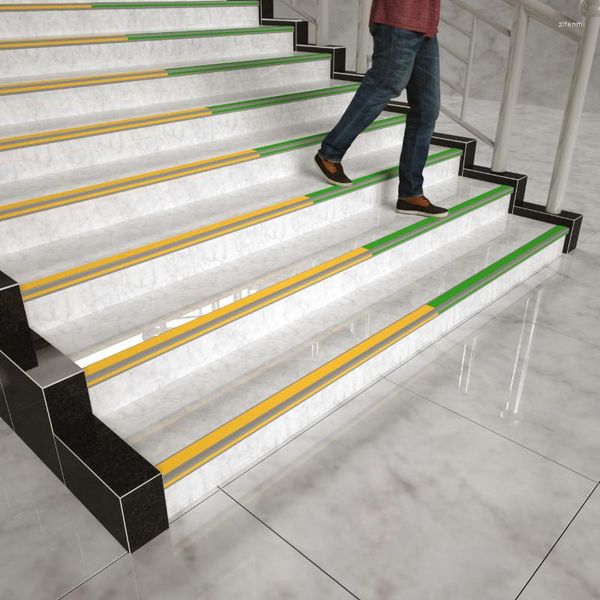 Tapis de bain en forme de L à Angle droit, bande antidérapante autocollante, marches d'escalier auto-adhésives, tapis de protection des marches