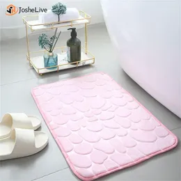 Tapis de bain Tapis Moderne Minimaliste Corail Polaire Tapis Anti-dérapant Carré Pavé Sol Décor À La Maison Super Absorbant Polyester