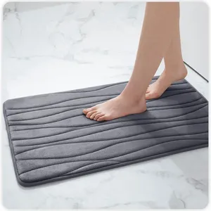 BADMATS MEIDE FEAM MAT Anti-slip Douchetapijt Zacht Comfortabele voetkussen Water Absorberend Snelle droge badkamer Duurzaam vloerkleed