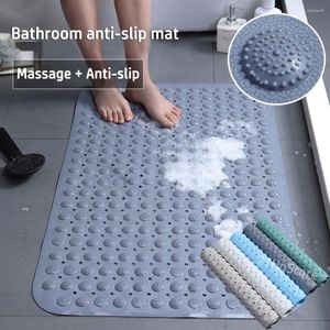 Badmatten Moderne PVC Badkamer Niet-slip Mat Home Douche Massagevloer Snelle afvoerbadbad met Suction Cup