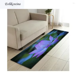 Mats de baño Noche Lotus Banyo Agua Mat de agua Tapete de piso Banheiro Carpeta para Toliet no Slip Alfombra Bano