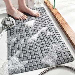 Mattes de bain Nim PVC Anti-slip tapis rectangle doux douche de salle de bain massage de baignoire de baignoire de baignoire de baignoire facile à nettoyer