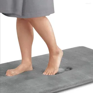 Tapis de bain antidérapants 45X60 Cm, en mousse à mémoire de forme, pour salle de bain, Design à séchage rapide, pour cuisine, vanité, salon, chambre d'amis