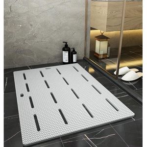 Tapis de bain antidérapant, tapis de salle de bain, douche de sécurité, coussin de Massage en plastique, tapis de Drainage de sol, ventouse