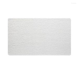 Alfombrillas de baño - Alfombrilla de bañera antideslizante Ducha de 17 x 30 pulgadas para bañera PVC Loofah Baño Áreas húmedas Secado rápido