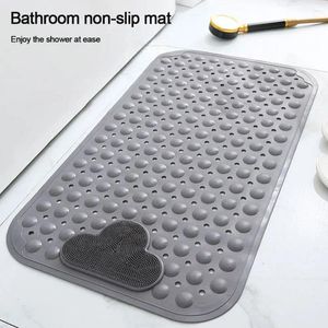 Badmatten Niet-slip Mat Wolksvorm Massagekussen Voet Safety Douche met zuigbekers Drainage Anti-Skid Badkamer