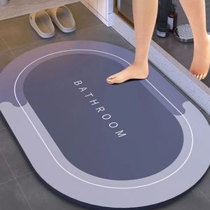 Tapis de bain Tapis antidérapant Cuisine Entrée Baignoire Jante Rembourrage Rugabsorbant Couverture Tapis de bain Salle de bain Tapis de douche Lingettes pour pieds Coussinets pour chaussures anti-chute 231024