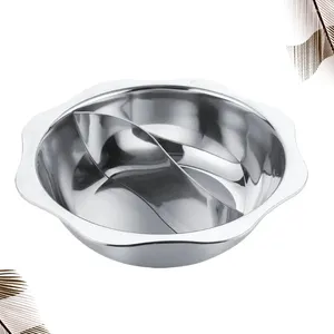 Alfombrillas de baño sinstick Saucpan Divider Sopa antiadherente antiadherente Wok Wok Kintería de acero inoxidable