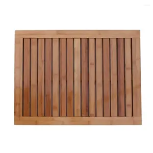 Mattes de bain Oceanstar Bamboo Floor and Shower tapis de douche