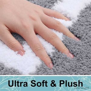Badmatten olanly luxe badkamer tapijtmat zacht water absorberend microfiber badkleed niet slip pluche ruige tapijtbadmatten badkamer vloer