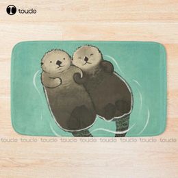 Bath Mats Otters - Holding Hands Mat