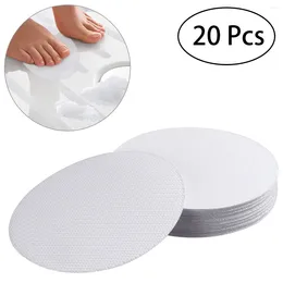 Badmatten Ounona 20 stcs 10cm Peva Anti-schijftape Niet-stickers voor kuipen en een loopvlak van de doucheveiligheid (transparant)