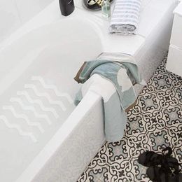 Les tapis de bain empêchent l'autocollant à glissement dans les baignoires passantes antidérapantes résistantes à la chaleur pour salle de bain